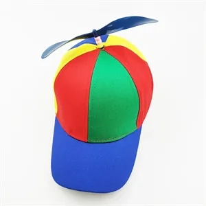 100% Cotton Detachable Propeller Bamboo Dragonfly Shade Cap