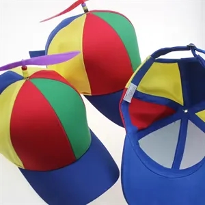 100% Cotton Detachable Propeller Bamboo Dragonfly Shade Cap