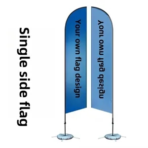 15' Single Sided Sailing Flag Fiberglass And Metal