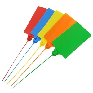 18" Total Length Big Plastic Seals Shipping Logistics Tags