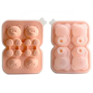 2 Pack Bear Ice Molds/Cube Trays
