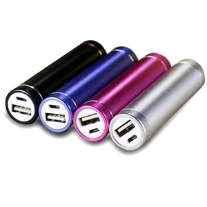 2600mAh Mini Metal Portable Power Bank Battery Charger