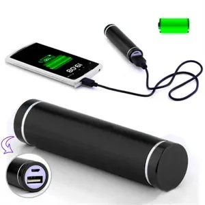 2600mAh Mini Metal Portable Power Bank Battery Charger