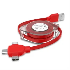 3 in 1 USB Retractable Fast Charging Cable