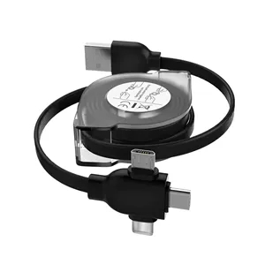 3 in 1 USB Retractable Fast Charging Cable