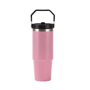 30 oz IceFlow Stainless Steel Tumbler with Straw