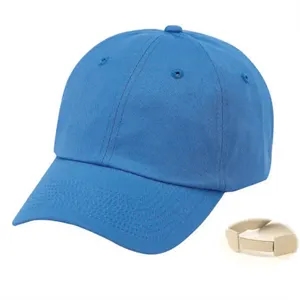 6 Panel Low Profile Unstructured Cotton Twill Baseball Cap