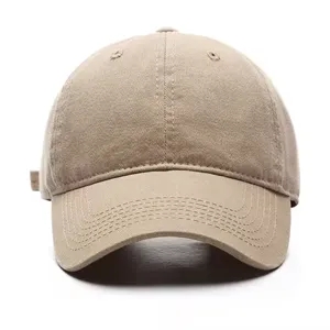 6 Panel Low Profile Unstructured Cotton Twill Baseball Cap