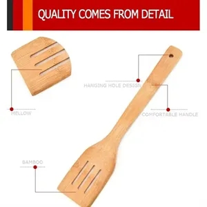 6 Pieces Bamboo Kitchen Utensil Set