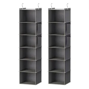 6-Shelf Hanging Closet Organizer
