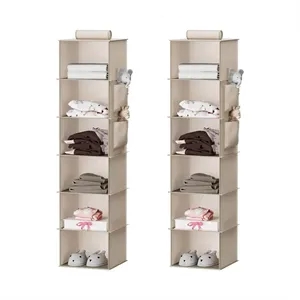 6-Shelf Hanging Closet Organizer