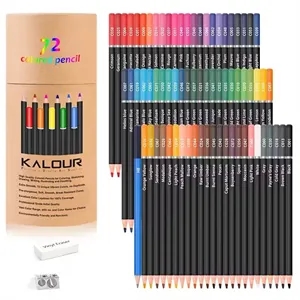 72-Color Pencil Cylinder Art Set