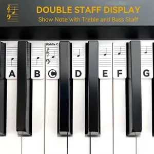 88 Keys Piano Keyboard Stickers