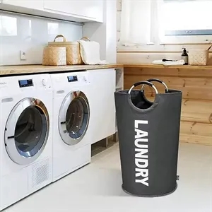 90L Large Laundry Basket Waterproof Clothes Bin Collapsible