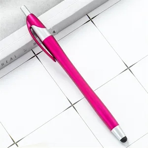 Ballpoint pen with rubber touch