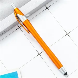 Ballpoint pen with rubber touch