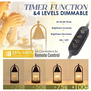 Candle Warmer Lamp with Timer