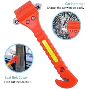 Car Safety Hammer with Seat Belt Cutter
