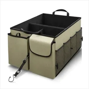 Car Trunk Storage Organizer Collapsible Multi-Compartment Ad