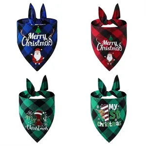 Christmas pet scarf