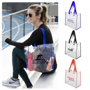 Classic Clear Stadium Tote Bag - Ocean