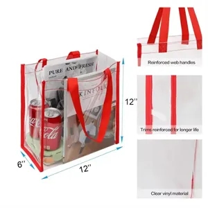 Classic Clear Stadium Tote Bag - Ocean