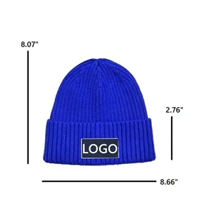Cloth Label Knitted Beanie