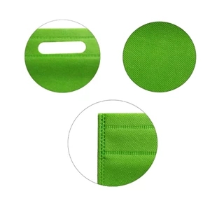 Cut-Out Handle Tote Non woven bag