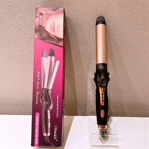 Dual Purpose Straightening and Curling Iron