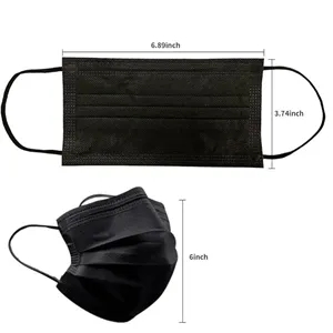 Face masks with Elastic Ear Loop