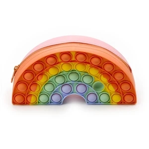 Fidget Silicone Pen Pop It Pencil Case