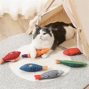 Fish Shaped Catnip Toys