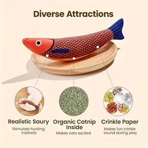 Fish Shaped Catnip Toys