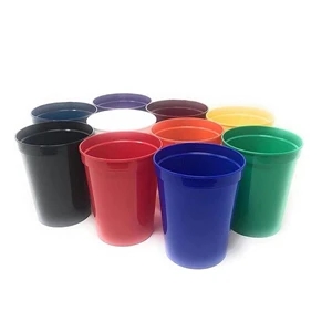 Fluted Plastic Stadium Cup
