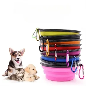 Folding dog bowl