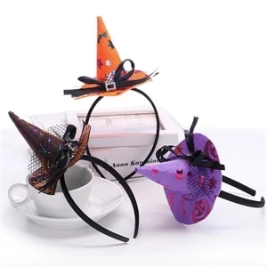 Halloween Witch Feather Hat Headband