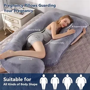 High Density U Shaped Full Body Maternity Pregnancy Pillow
