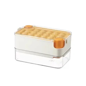 Ice Cube Tray with Lid and Bin