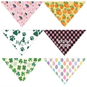 Large Solid Triangle Bandanna