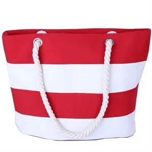 Large Volume Canvas Beach Tote Bag