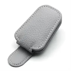 Magnetic Leather Sunglasses Holder