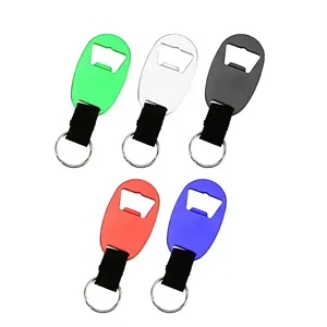 Metal Key Tag With Bottle Opener