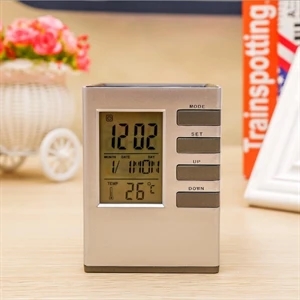 Multifunction Desktop Companion with LCD Alarm Clock
