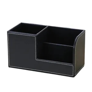 PU Leather Desk Organizer