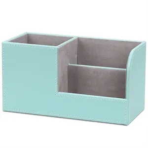 PU Leather Desk Organizer