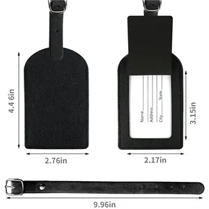PU Leather Luggage Tag