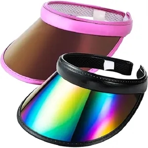 PVC Hairpin Sun Visor Hat