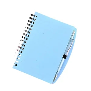 Pink Ribbon Spiral Notebook with Pen