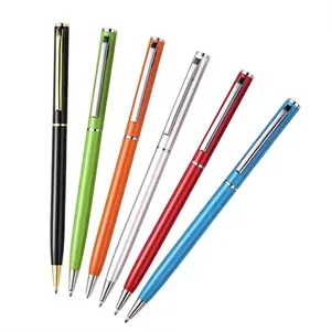 Plastic slim ballpoint pen