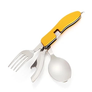 Portable 4 in 1 Stainless Steel Travel Utensil